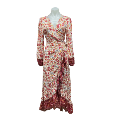 Salty Bright Womens Size 6 True Wrap Dress Floral / Multicoloured 