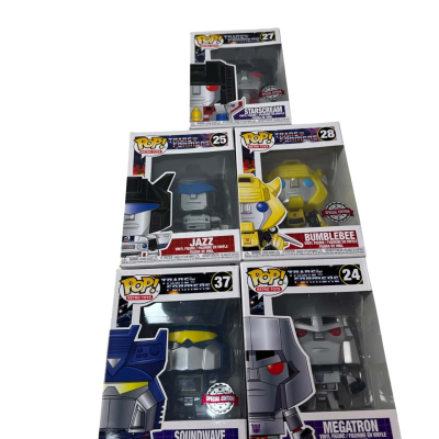 Pop vinyls Transformers x5 