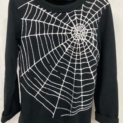 Love Moschino Womens  Size 6 Pullover Black  