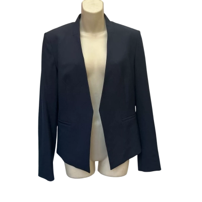 Theory Womens  Size 12 (US Size 10)’Lanai’ Blazer Navy Blue VGUC