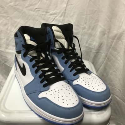 Nike Air Jordan 1 “University Blue” Mens  Size 11 Sneakers Black  / Blue / White 