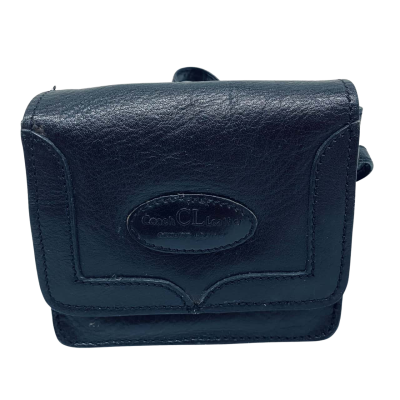 Coach Small Black Leather Crossbody Bag – Made in India