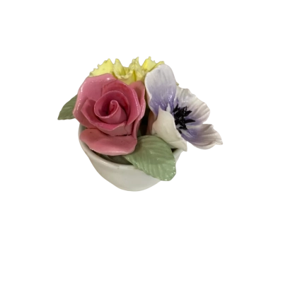 Vintage Coalport Floral Ornament 