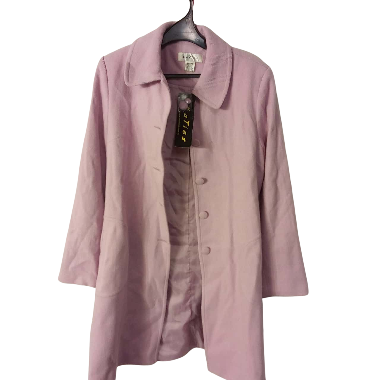 Katie's Ladies Pink Coat Size 14 NWT RRP 89.95 (s)
