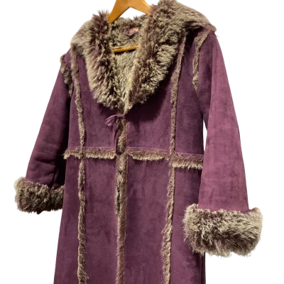 Monsoon Womens  Size S Fleece Jacket Purple 