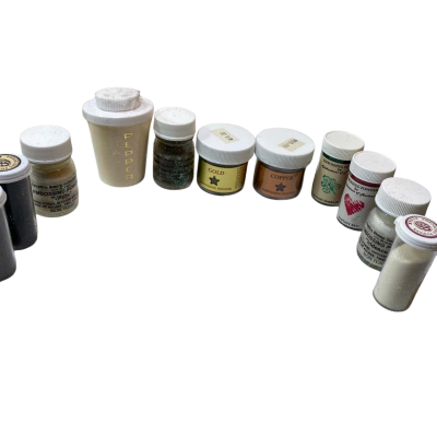 11 Bottles Embossing Powder 
