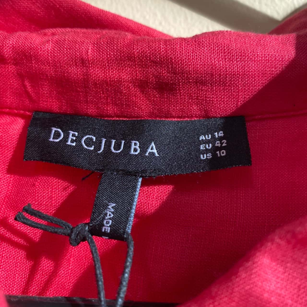 Decjuba Womens Size 14 Long Sleeve Pink (s) - New With Tags | Salvos Stores