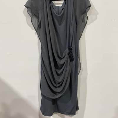 Liz Jordan Womens  Size 18 Formal Dress Grey RRP$269.99