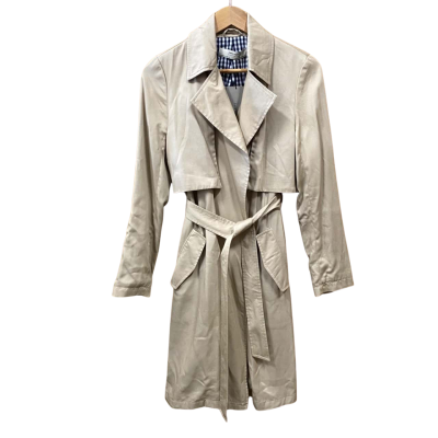 Zara Tan Trench Coat Size XS