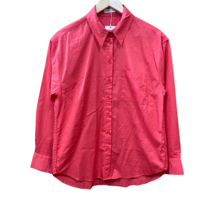 Kookai Hot Pink Long Sleeve Shirt Size 40