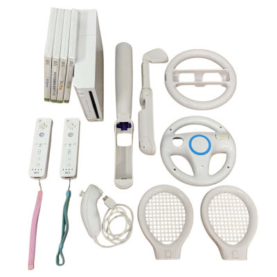 Wii Console With Collection Of Games And Accessories 