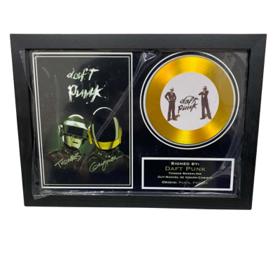 Daft Punk Signed CD in Frame