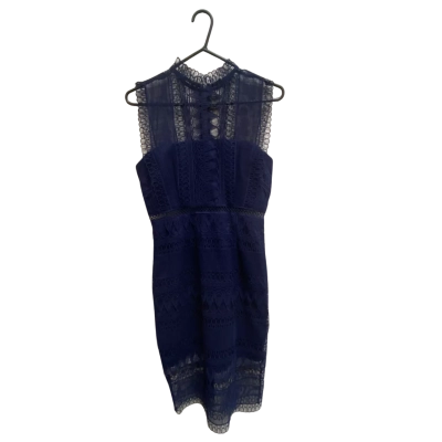 Bardot Womens  Size 10 Party Dress Navy Blue 