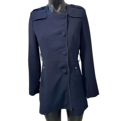 CHIU SHUI  Womens  Size M Blazer Navy Blue 