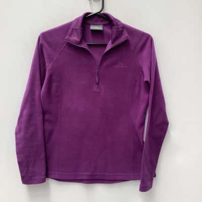 Kathmandu Size 8 long sleeve Top Purple 