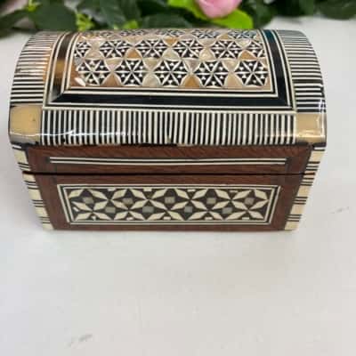 Handmade Trinket Box Morracan & Paua Shell