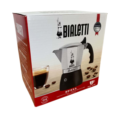 Bialetti Brikka Coffee Maker 2 Cup (100 mL)