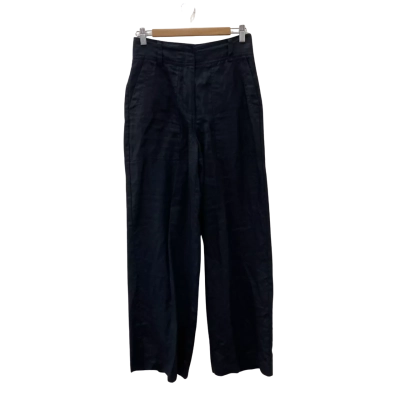 Trenery Womens  Size 6 Wide Leg Pants Black  