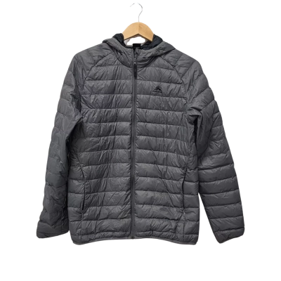 Macpac Mens  Size S Front Zipper / Hood Jacket Grey 