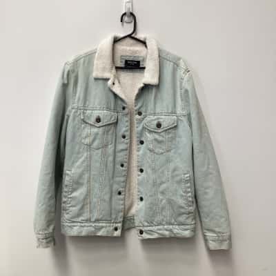 Industrie Stuyvesant Sherpa Denim Jacket Size XL