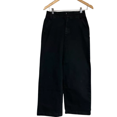 Country Road Womens  Size 8 WIDE HIGH RISE Black  Jeans