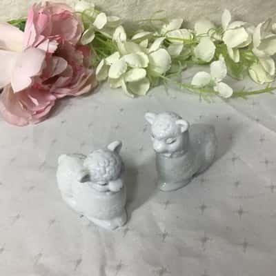 Vintage Avon Little Lamb Perfume Bottles (x 2)