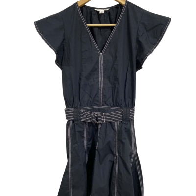 Country Road Womens  Size 16 Mini Dress / Shirt Dress Black  