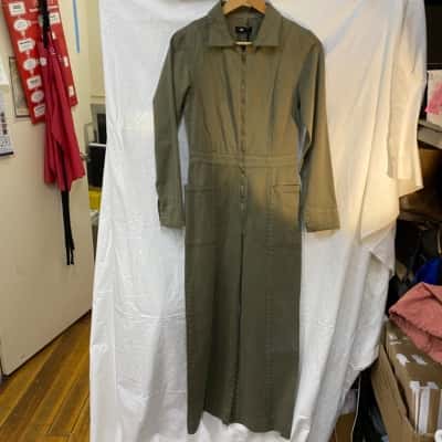 Thrills Womens  Size 6 Boiler Suit Green 