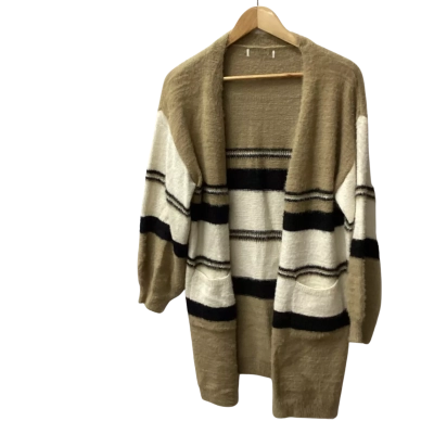  Womens  Size M Longline Cardigan H