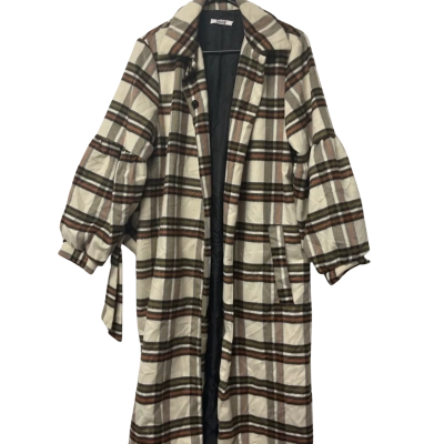 Women’s Sass Size 12 Cream Trenchcoat