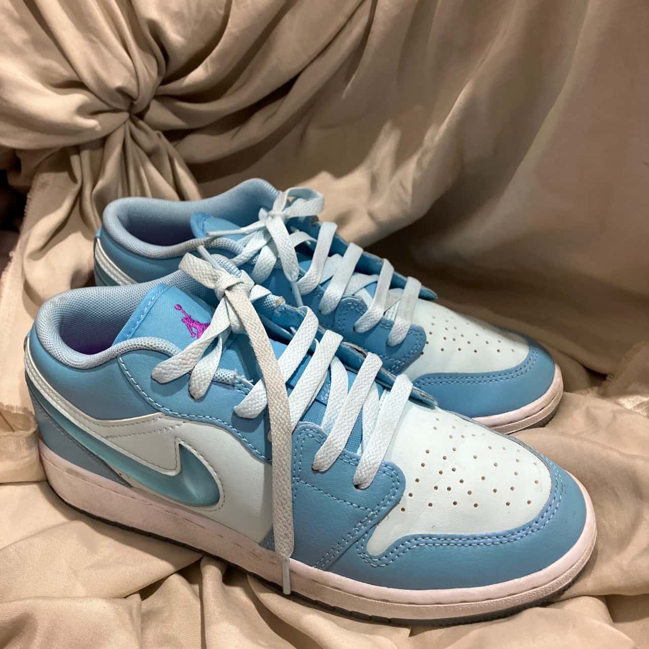 blue air jordan 1 size 5