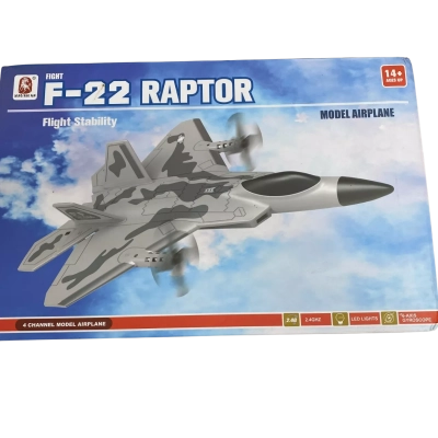 XIAQ BAI MA 4-channel F-22 Raptor Remote-controlled (RC) Model Airplane