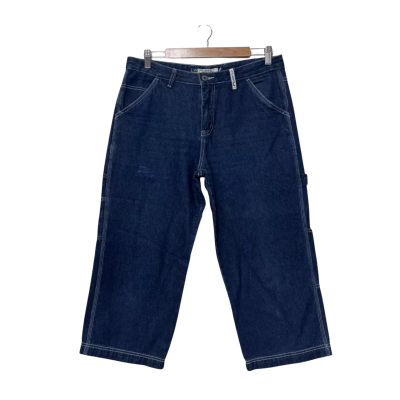 Rusty Retro Y2K 3/4  Size 12 Wide Leg Jeans 