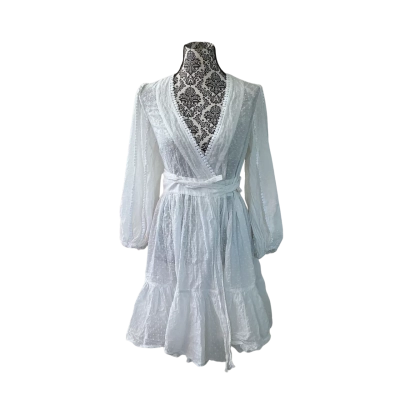 Rachel Gilbert Womens  Size 1 Casual Dress White 