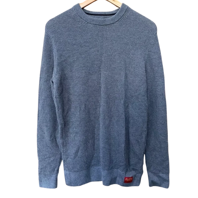 Superdry Grey Textured Knit Crewneck Jumper Size S 