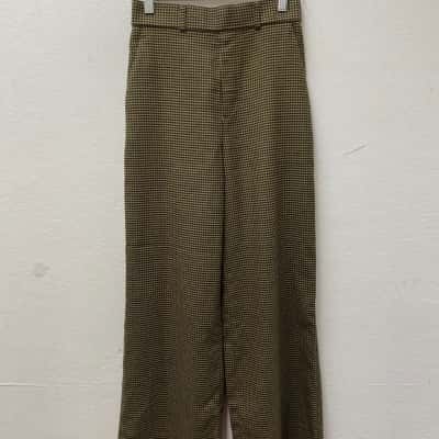 Uniqlo Women's Size XXS High Waisted Pants Black  / Brown / Pattern 