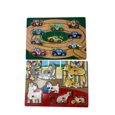 Melissa & Doug crafted by hand puzzles 