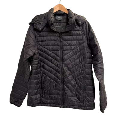  Mens Woodland Size L Parka Black  