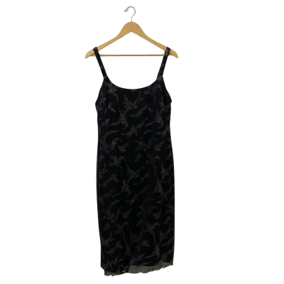 Intangible Womens Size 16 Cocktail Dress Black  