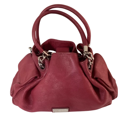 Oroton Pebbled Leather Shoulder Bag – Silver Hardware