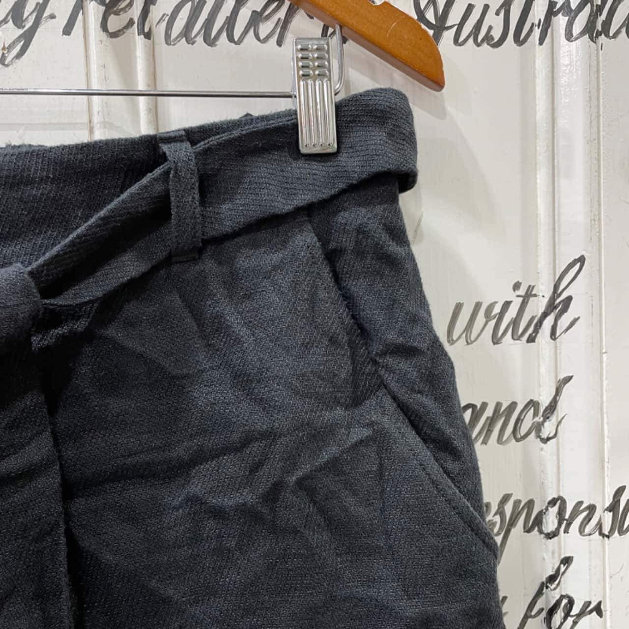 Plus Size 100 Linen Women Pure Color Skirt