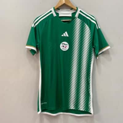 Adidas Algeria FC Mens  Size M Jersey Gold / Green / White 