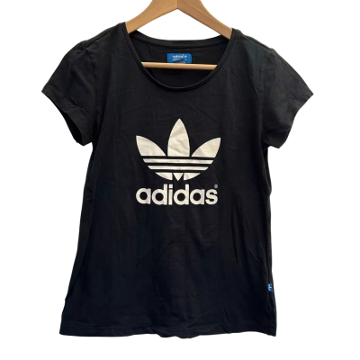 Adidas Womens Size 14 Black T-Shirt  