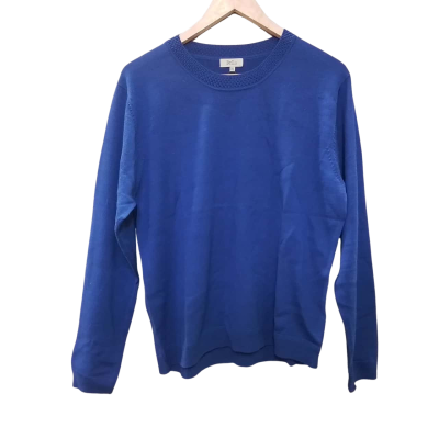 Bella Women's Size 2XL Merino Wool-blend Blue Jumper