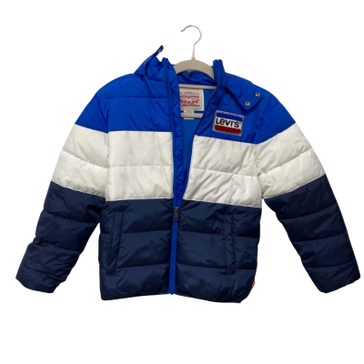 Kids Levis Blue/White/Navy jacket 140-152 CM 10 - 12 yrs old
