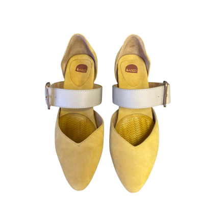 Bared  Womens  Size 35 Suede Heels Yellow 