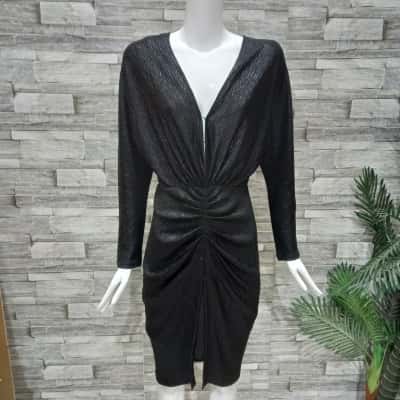 Wayne Cooper Womens  Size 12 Maxi maternity Dress Black  