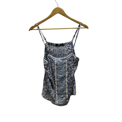 Sportsgirl Womens  Size 12 Blue Pattern Top 