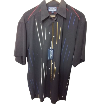  PORTOBELLO'S Mens  Size M Polo Shirt Black  