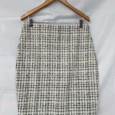Joseph Ribkoff Checked Tweed Pencil Skirt UK Size 14